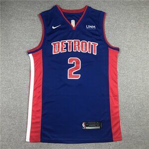 Mens Youths Available Choose Cade Cunningham Blue Stitched Jersey